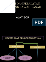 02 Alat Bor Pada Sistem Tambang Bawah Tanah