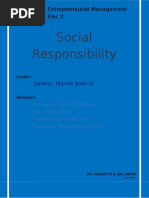 Social Responsblty Output