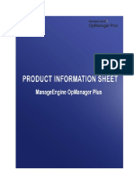 Opmanager Plus Product Information Sheet 1