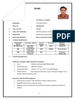 Prof. Nilesh Chotani Sir - ADIT VV NAGAR, ANAND - EE NGC - RESUME