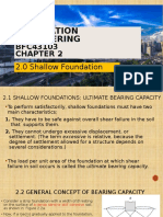 Chapter 2 Shallow Foundation