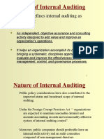 Nature of Internal Auditing