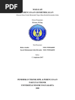 Makalah Konstruksi Jalan - Perencanaan Geometrik Jalan (Riska & Sayed)