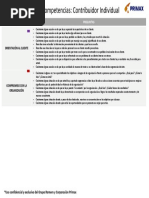 Preguntas Por Competencias - Contribuidor Individual