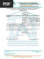 19.-Modelo de Escrito de Apersonamiento Por Delito de Omision A La Asistencia Familiar en Juzgado de Investigación Preparatoria