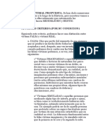 TIPOLOGÍA VICTIMAL PROPUESTA MENDELSOHN y HENTIG. 