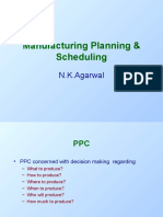 Manufacturing Planning &amp Scheduling