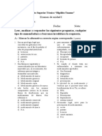 Examen de Unidad 3 Ciclo