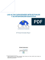 Las Altas Capacidades Intelectuales y Su Intervención Educativa - CADIS