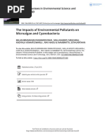 The Impacts of Environmental Pollutants On Microalgae and Cyanobacteria