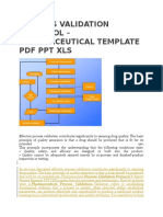 PROCESS VALIDATION PROTOCOL Example