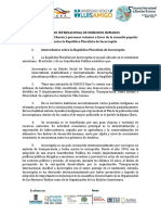 Caso Hipotético 5to Concurso Internacional de Derechos Humanos 2018