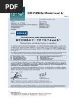 6MD61xx KEMA-Certificate IEC61850 V4