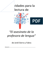 Guía de Lectura El Asesinato de La Profesora de Lengua