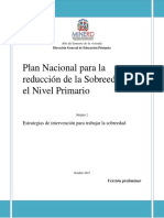 Plan Nacional para La Reduccion de La So PDF