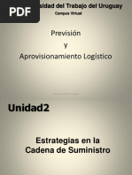 Unidad 2 (A) Introducción Sobre Planeamiento Estratégico y Cadena de Suministros