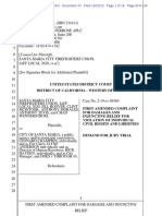 Santa Maria Firefighters IAFF Local 2020 v. Santa Maria Et Al, First Amended Complaint