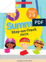 Summer Stay On Track Grades 2 To 3