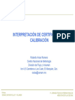 Interpretación de Certificados