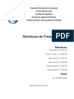 Medidores de Presión