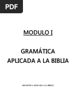 Gramatica Aplicada A La Biblia