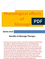 Physiological Effects of Massage