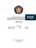 PKM-P Pemanfaatan Sampah Plastik Sebagai Alternatif Bahan Baku Pembuatan Paving Sebagai Upaya Mengurangi Sampah Plastik