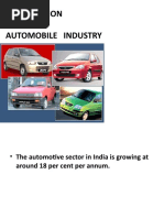 Presentation ON Automobile Industry