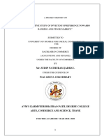 Comparative Study of Investors Preference Towards Banking and Stock Market