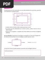 Perímetro y Área Del Cuadrado y Rectángulo