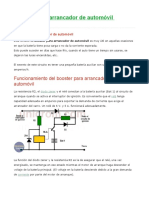 Booster para Arrancador de Automóvil