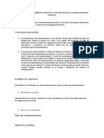 Propuesta de Mantenimiento Correctivo y Preventivo para La Empresa Bancaria Avila Molina Sac