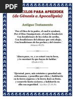 VERSÍCULOS PARA APRENDER (De Génesis A Apocalipsis) PDF