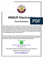 MMUP Electronics V1.5 - With Answers PDF