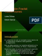 Dimensión Fractal Cuaterniones