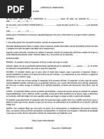 CONTRATO DE COMPRAVENTA Ejemplo