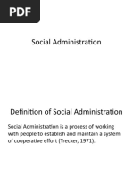 Social Administration by Harleigh Trecker