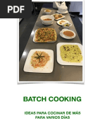 Batch Cooking