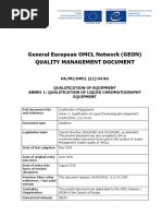 Quality Management Document Annex 1 Qualification of HPLC Equipment