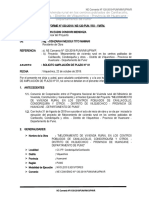 Informe de Ampliacion de Plazo N°01 - Del Residente C.120