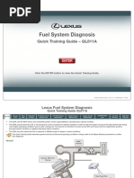 Toyota Training - FUEL SYSTEM DIAGNOSIS (L-TR-QL-811A-D)