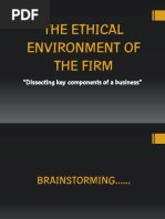 The Ethical Environment of The Firm PDF