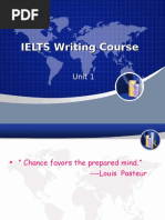 Unit 1 IELTS Writing模板