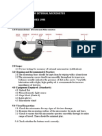 CP-004 - Calibration of External Micrometer