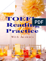 Toefl Reading Practice With Answers