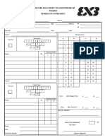 FIBA 3x3 Scoresheet