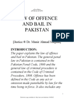 Law of Offence and Bail in Pakistan PDF