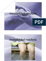 Inestabilidad de Rotula