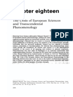 1 - Husserl The Crisis of European Sciences and Transcendental Phenomenology