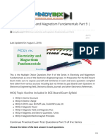 MCQ in Electricity and Magnetism Fundamentals Part 9 ECE Board Exam